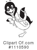 Penguin Clipart #1110590 by Dennis Holmes Designs