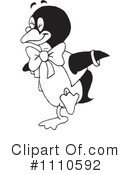 Penguin Clipart #1110592 by Dennis Holmes Designs
