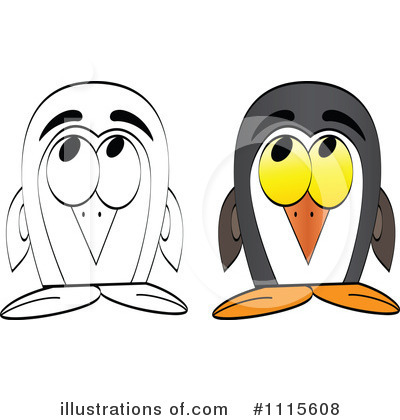 Royalty-Free (RF) Penguin Clipart Illustration by Andrei Marincas - Stock Sample #1115608