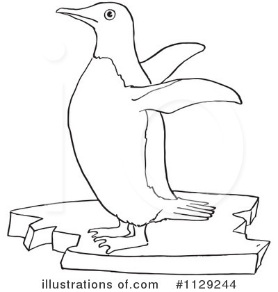 Royalty-Free (RF) Penguin Clipart Illustration by Picsburg - Stock Sample #1129244