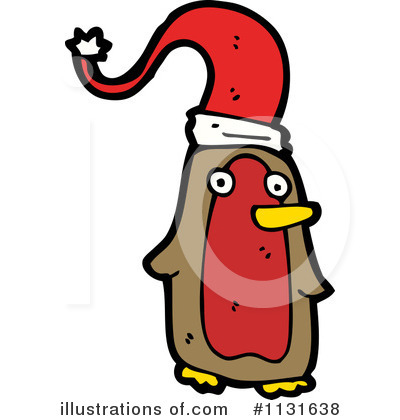 Christmas Penguin Clipart #1131638 by lineartestpilot