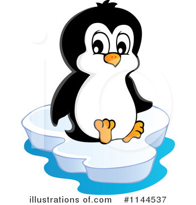 Royalty-Free (RF) Penguin Clipart Illustration by visekart - Stock Sample #1144537