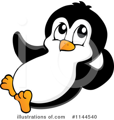 Royalty-Free (RF) Penguin Clipart Illustration by visekart - Stock Sample #1144540