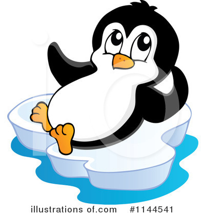 Royalty-Free (RF) Penguin Clipart Illustration by visekart - Stock Sample #1144541