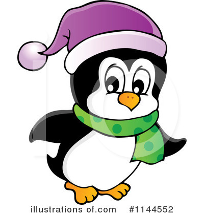 Royalty-Free (RF) Penguin Clipart Illustration by visekart - Stock Sample #1144552