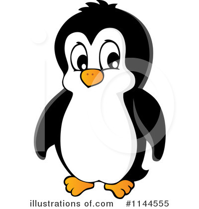 Royalty-Free (RF) Penguin Clipart Illustration by visekart - Stock Sample #1144555
