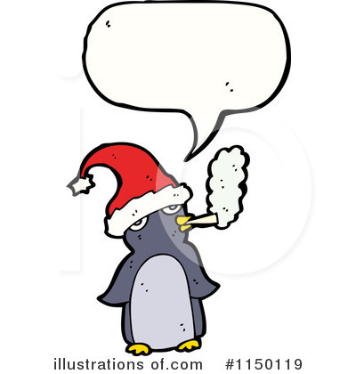 Royalty-Free (RF) Penguin Clipart Illustration by lineartestpilot - Stock Sample #1150119