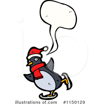 Royalty-Free (RF) Penguin Clipart Illustration by lineartestpilot - Stock Sample #1150129