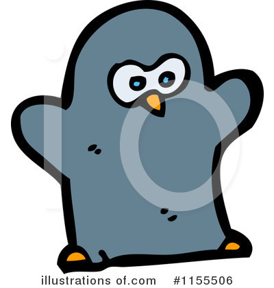 Royalty-Free (RF) Penguin Clipart Illustration by lineartestpilot - Stock Sample #1155506