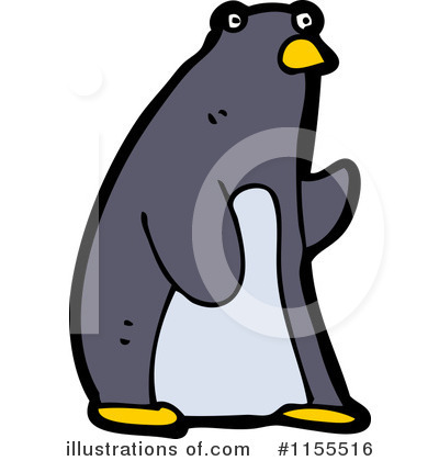 Royalty-Free (RF) Penguin Clipart Illustration by lineartestpilot - Stock Sample #1155516