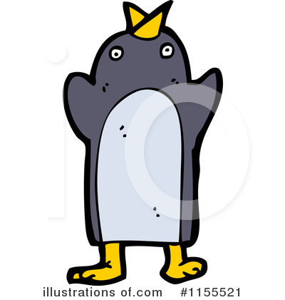 Royalty-Free (RF) Penguin Clipart Illustration by lineartestpilot - Stock Sample #1155521