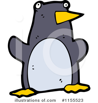 Royalty-Free (RF) Penguin Clipart Illustration by lineartestpilot - Stock Sample #1155523