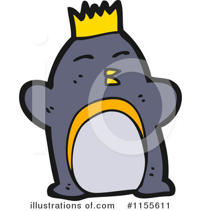 Royalty-Free (RF) Penguin Clipart Illustration by lineartestpilot - Stock Sample #1155611