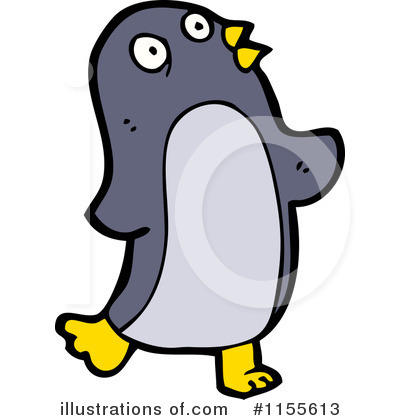 Royalty-Free (RF) Penguin Clipart Illustration by lineartestpilot - Stock Sample #1155613