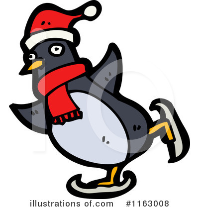 Royalty-Free (RF) Penguin Clipart Illustration by lineartestpilot - Stock Sample #1163008
