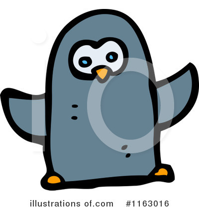 Royalty-Free (RF) Penguin Clipart Illustration by lineartestpilot - Stock Sample #1163016