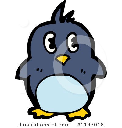 Royalty-Free (RF) Penguin Clipart Illustration by lineartestpilot - Stock Sample #1163018