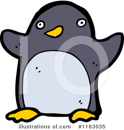Royalty-Free (RF) Penguin Clipart Illustration by lineartestpilot - Stock Sample #1163035