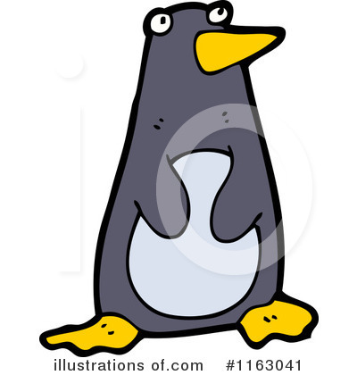 Royalty-Free (RF) Penguin Clipart Illustration by lineartestpilot - Stock Sample #1163041