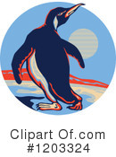 Penguin Clipart #1203324 by patrimonio