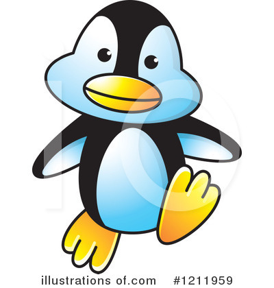 Royalty-Free (RF) Penguin Clipart Illustration by Lal Perera - Stock Sample #1211959