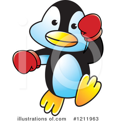 Royalty-Free (RF) Penguin Clipart Illustration by Lal Perera - Stock Sample #1211963