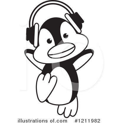 Royalty-Free (RF) Penguin Clipart Illustration by Lal Perera - Stock Sample #1211982