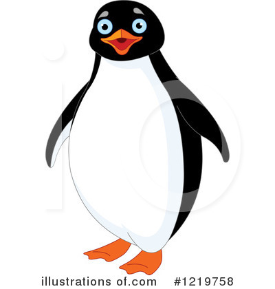 Royalty-Free (RF) Penguin Clipart Illustration by Pushkin - Stock Sample #1219758