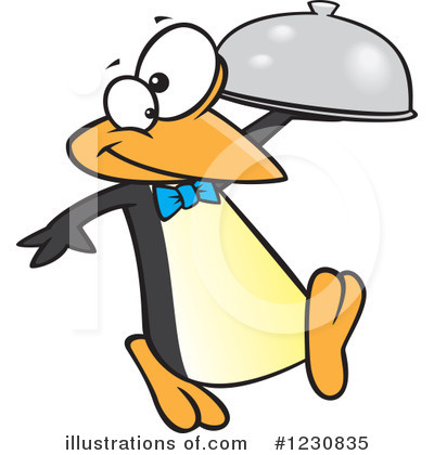 Waiter Clipart #1230835 by toonaday