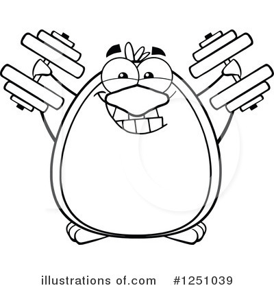 Royalty-Free (RF) Penguin Clipart Illustration by Hit Toon - Stock Sample #1251039