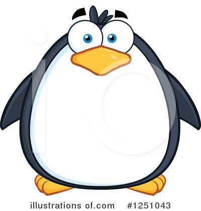 Royalty-Free (RF) Penguin Clipart Illustration by Hit Toon - Stock Sample #1251043