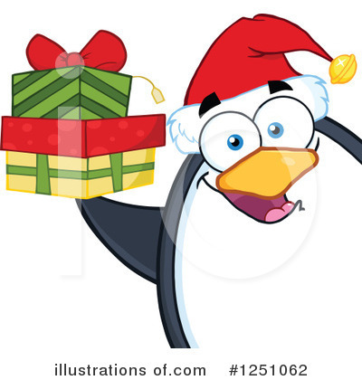 Royalty-Free (RF) Penguin Clipart Illustration by Hit Toon - Stock Sample #1251062