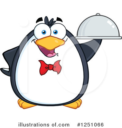Royalty-Free (RF) Penguin Clipart Illustration by Hit Toon - Stock Sample #1251066