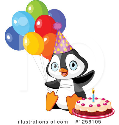Royalty-Free (RF) Penguin Clipart Illustration by Pushkin - Stock Sample #1256105