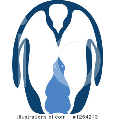 Royalty-Free (RF) Penguin Clipart Illustration by Cherie Reve - Stock Sample #1264213