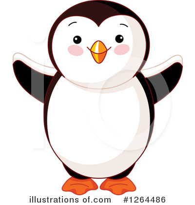 Royalty-Free (RF) Penguin Clipart Illustration by Pushkin - Stock Sample #1264486