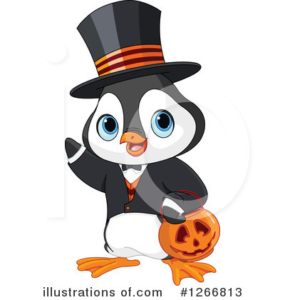 Royalty-Free (RF) Penguin Clipart Illustration by Pushkin - Stock Sample #1266813