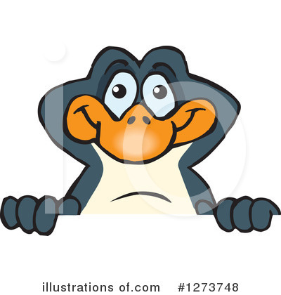 Royalty-Free (RF) Penguin Clipart Illustration by Dennis Holmes Designs - Stock Sample #1273748