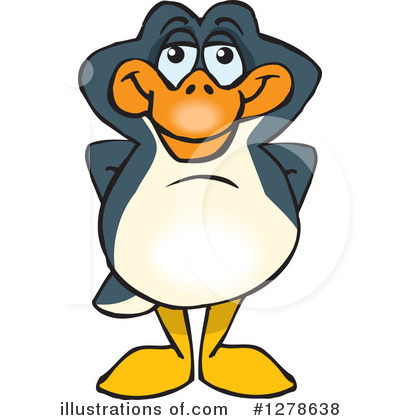 Royalty-Free (RF) Penguin Clipart Illustration by Dennis Holmes Designs - Stock Sample #1278638