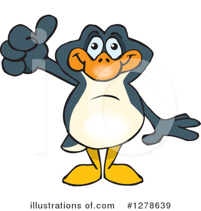 Penguins Clipart #1278639 by Dennis Holmes Designs