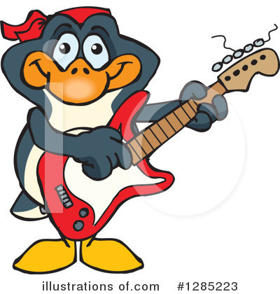 Royalty-Free (RF) Penguin Clipart Illustration by Dennis Holmes Designs - Stock Sample #1285223