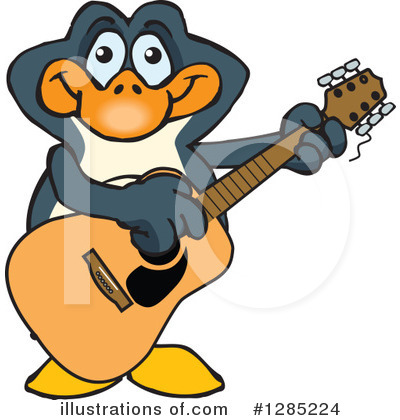 Royalty-Free (RF) Penguin Clipart Illustration by Dennis Holmes Designs - Stock Sample #1285224