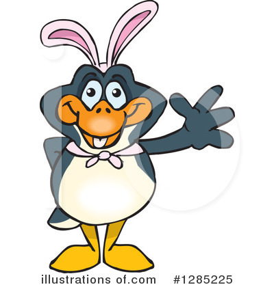 Royalty-Free (RF) Penguin Clipart Illustration by Dennis Holmes Designs - Stock Sample #1285225