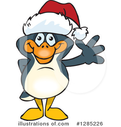 Royalty-Free (RF) Penguin Clipart Illustration by Dennis Holmes Designs - Stock Sample #1285226