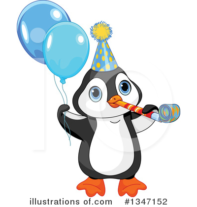 Royalty-Free (RF) Penguin Clipart Illustration by Pushkin - Stock Sample #1347152