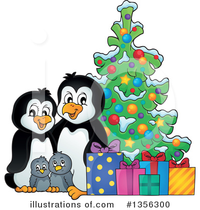 Royalty-Free (RF) Penguin Clipart Illustration by visekart - Stock Sample #1356300