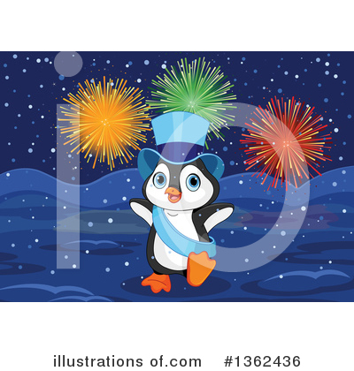 Royalty-Free (RF) Penguin Clipart Illustration by Pushkin - Stock Sample #1362436