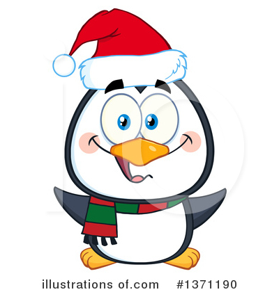 Royalty-Free (RF) Penguin Clipart Illustration by Hit Toon - Stock Sample #1371190