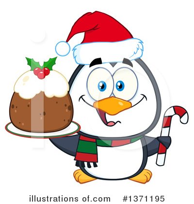 Christmas Pudding Clipart #1371195 by Hit Toon