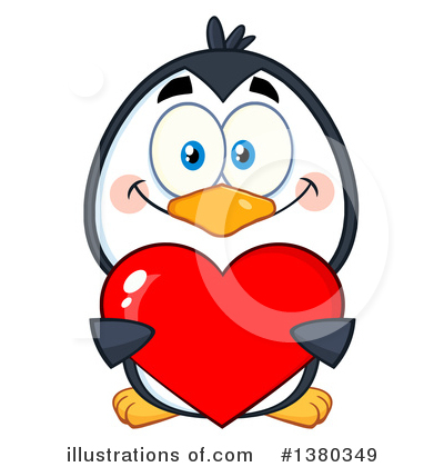 Royalty-Free (RF) Penguin Clipart Illustration by Hit Toon - Stock Sample #1380349
